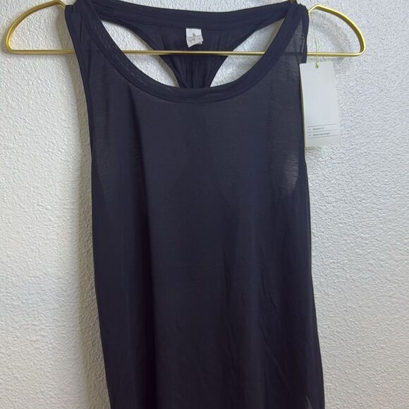 NWT- All in Motion- essential black tank with twist back – women’s size small - Picture 2 of 8